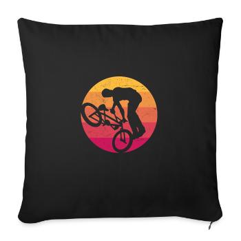 BMX TAILWHIP BMX Coureur vélo BMX Bike BMX - Housse de coussin décorative 45 x 45 cm - noir - Devant