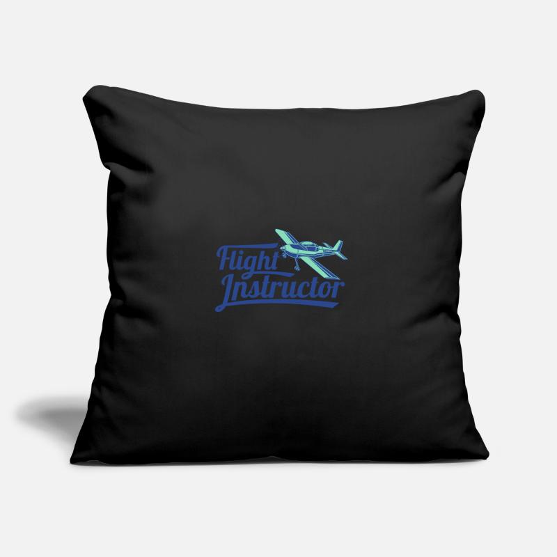 Motor Flight Instructor Flight Instructor Pilot Instructor Flight Sofa pillowcase 17,3'' x 17,3'' (45 x 45 cm)