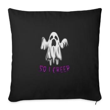 Si I Creep Halloween 2021 Rapide - Housse de coussin décorative 45 x 45 cm - noir - Devant