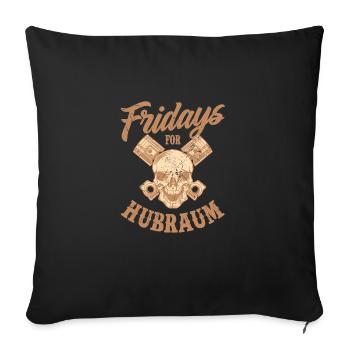 Car Mechanic Fridays For Displacement - Sofa pillowcase 17,3'' x 17,3'' (45 x 45 cm) - black - Front