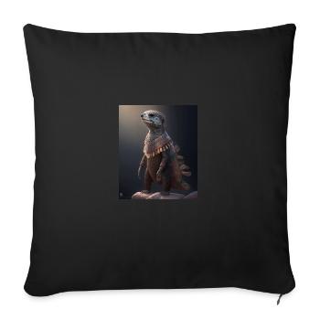 Aesthetic Cool Otter Design Aesthetic Cool Art - Sofa pillowcase 17,3'' x 17,3'' (45 x 45 cm) - black - Front