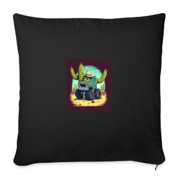 Cactus Plant Collectors Mexican Cactus Plant In A - Sofa pillowcase 17,3'' x 17,3'' (45 x 45 cm) - black - Front