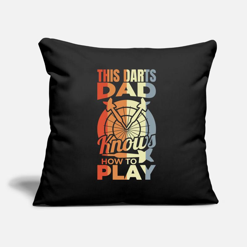 Darts player father Sofa pillowcase 17,3'' x 17,3'' (45 x 45 cm)