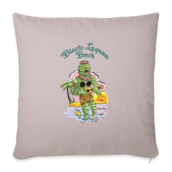 vahinedulagoon - Housse de coussin décorative 45 x 45 cm - taupe clair - Devant