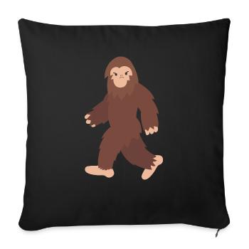 bigfoot - Sofakissenbezug 45 x 45 cm - Schwarz - Vorne