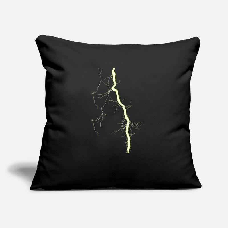Jaune éclair Housse de coussin décorative 45 x 45 cm
