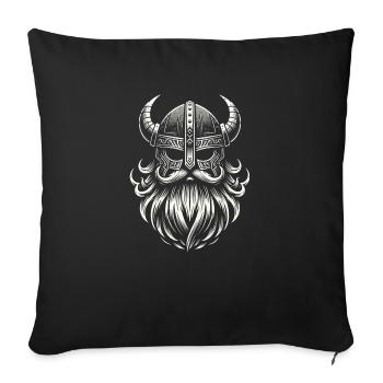 Viking Valor - Sofa pillowcase 17,3'' x 17,3'' (45 x 45 cm) - black - Front