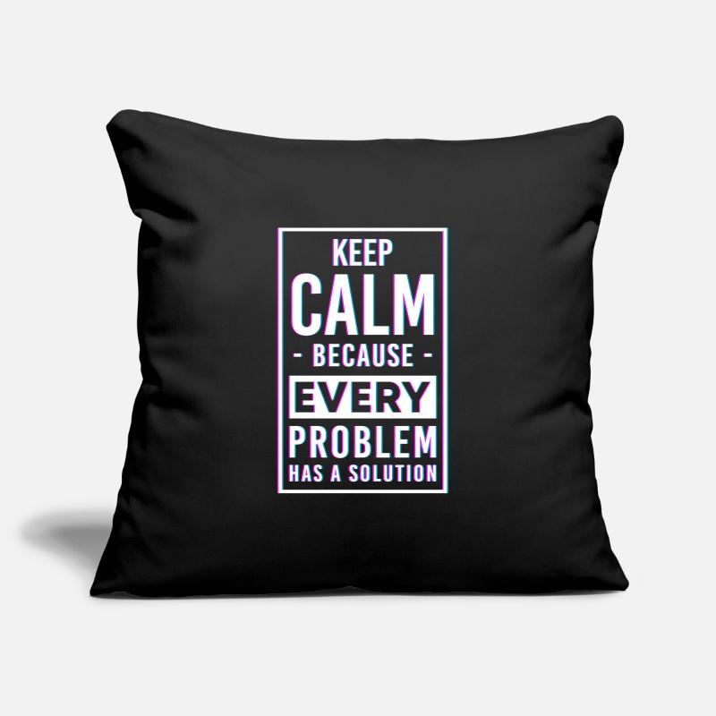 Problem Not My Problem The Problem Sofa pillowcase 17,3'' x 17,3'' (45 x 45 cm)