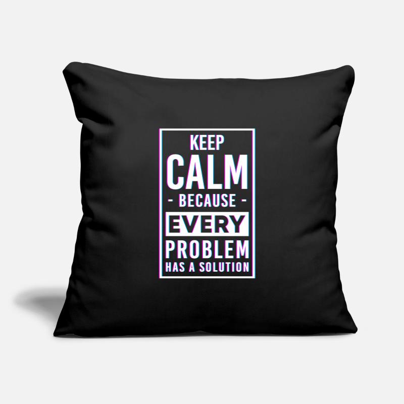 Problem Not My Problem The Problem Sofa pillowcase 17,3'' x 17,3'' (45 x 45 cm)