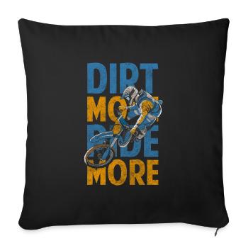 Mountain Bike Stunt Street - Sofa pillowcase 17,3'' x 17,3'' (45 x 45 cm) - black - Front