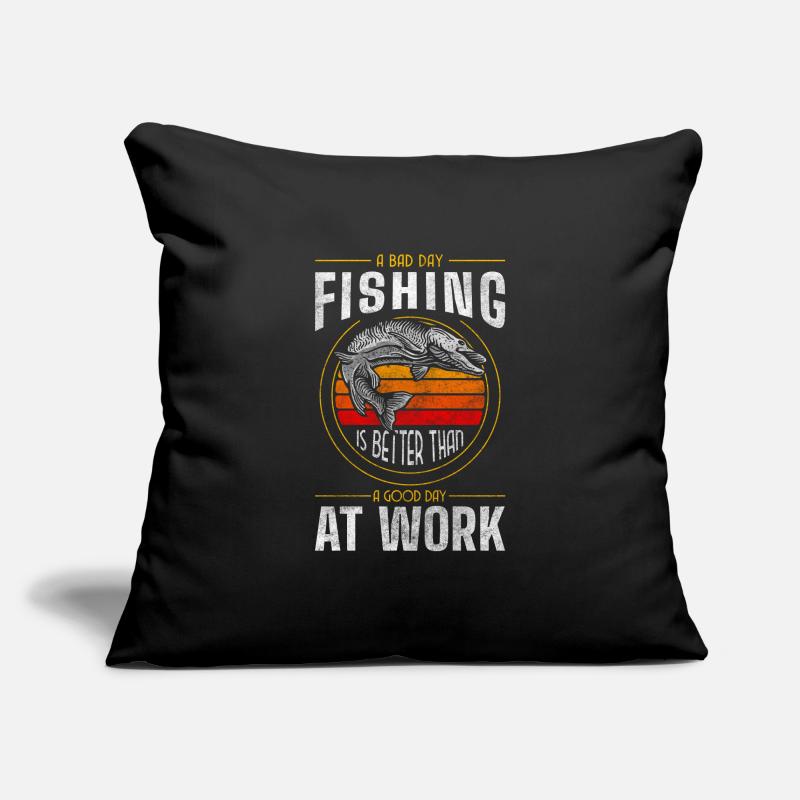 Fishing Excursion Bait Sofa pillowcase 17,3'' x 17,3'' (45 x 45 cm)