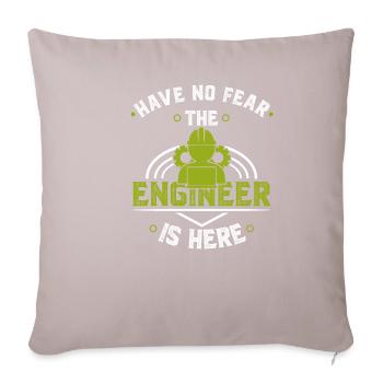 engineer - Sofa pillowcase 17,3'' x 17,3'' (45 x 45 cm) - light taupe - Front