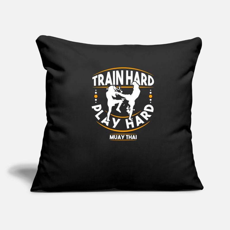 Muay Thai Housse de coussin décorative 45 x 45 cm