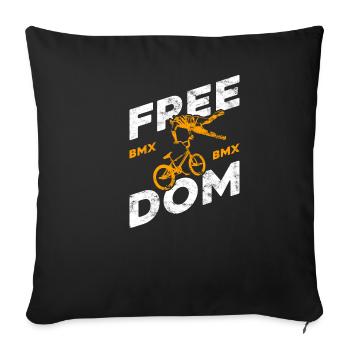 BMX - Sofa pillowcase 17,3'' x 17,3'' (45 x 45 cm) - black - Front