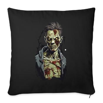 Mitternacht Zombie Horror Halloween Filmabend - Sofakissenbezug 45 x 45 cm - Schwarz - Vorne
