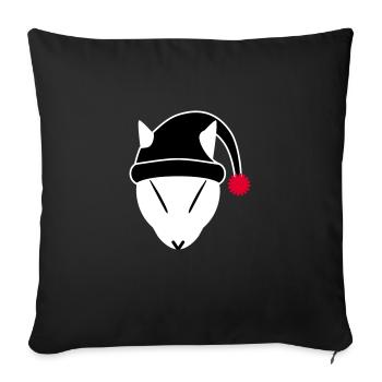 Breakuroeil - Sofa pillowcase 17,3'' x 17,3'' (45 x 45 cm) - black - Front