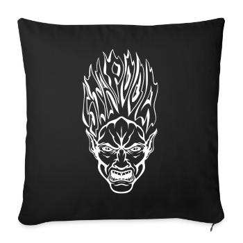Stapooa démone1 - Housse de coussin décorative 45 x 45 cm - noir - Devant