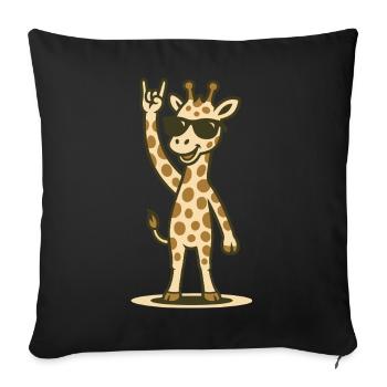 Tall & Loud - Sofa pillowcase 17,3'' x 17,3'' (45 x 45 cm) - black - Front