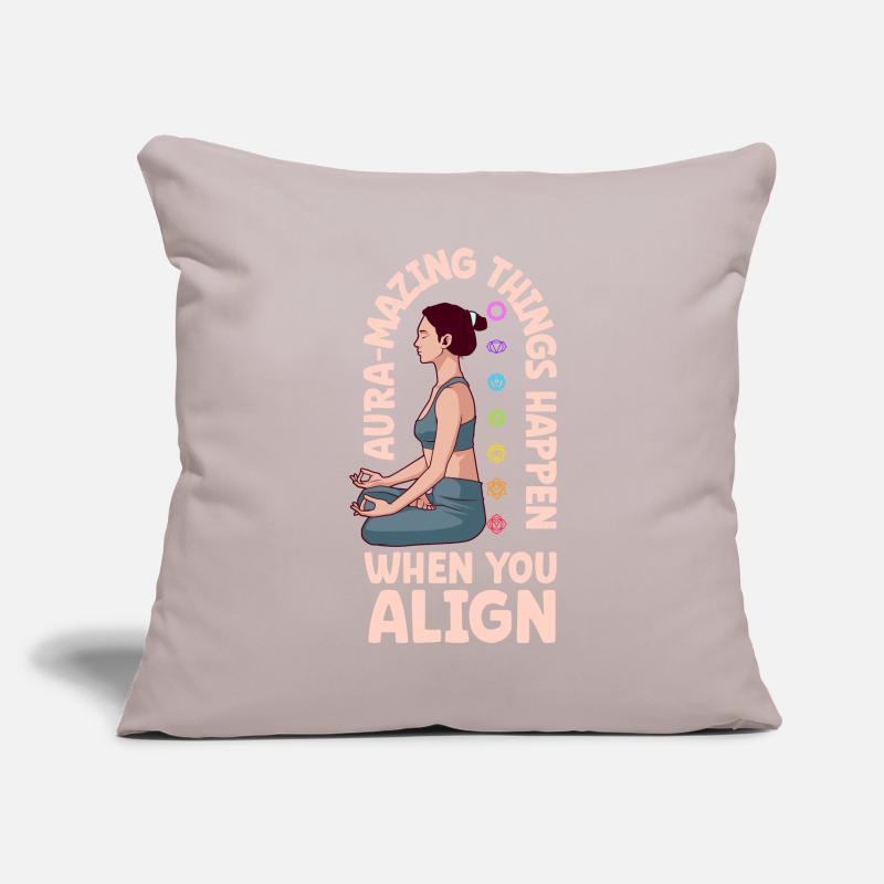 Aura Power - Chakra Alignment Sofa pillowcase 17,3'' x 17,3'' (45 x 45 cm)