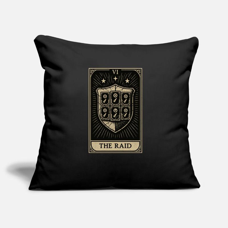 Tarot Datahoarding: The RAID Shield Sofa pillowcase 17,3'' x 17,3'' (45 x 45 cm)