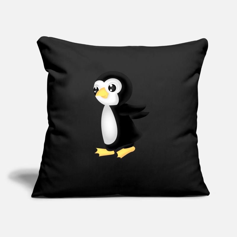 pingu de course Housse de coussin décorative 45 x 45 cm