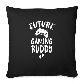 Future Gaming Buddy - Baby - Sofa pillowcase 17,3'' x 17,3'' (45 x 45 cm) - black - Front
