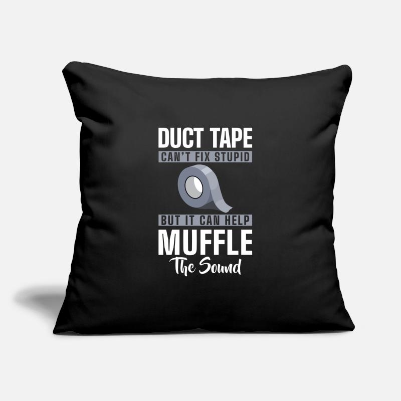Idiots Work Evil Provocation Sofa pillowcase 17,3'' x 17,3'' (45 x 45 cm)