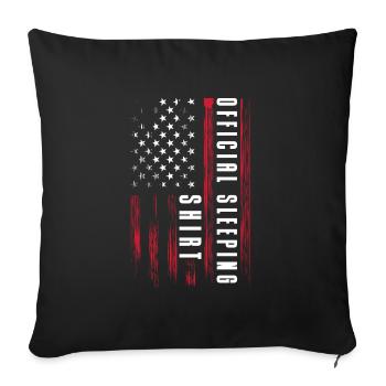 Sleeping, Dream, Relaxation, Tired - Sofa pillowcase 17,3'' x 17,3'' (45 x 45 cm) - black - Front