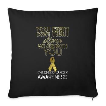 Astronaut and Cosmonaut Astronaut - Sofa pillowcase 17,3'' x 17,3'' (45 x 45 cm) - black - Front
