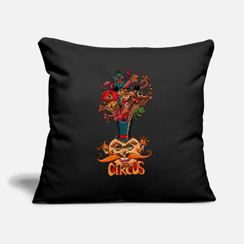 le cirque Housse de coussin décorative 45 x 45 cm