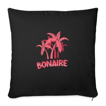 Cadeau pour Bonaire - Housse de coussin décorative 45 x 45 cm - noir - Devant