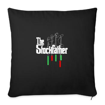 The Stockfather Trader Finance Shareholder Bear Bu - Sofakissenbezug 45 x 45 cm - Schwarz - Vorne