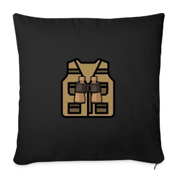 Costume Graphic Animal Keeper Zoo Keeper Animal Lo - Sofakissenbezug 45 x 45 cm - Schwarz - Vorne