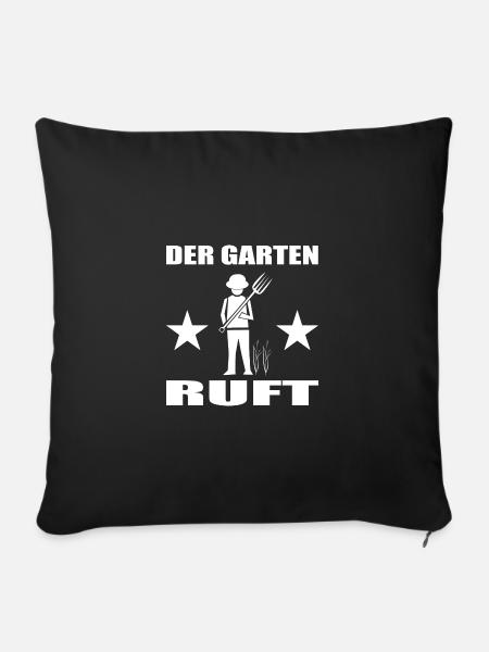 Garten - Sofakissenbezug 45 x 45 cm - Schwarz