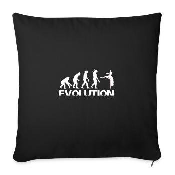 Poledancing Pole Dance Evolution - Sofakissenbezug 45 x 45 cm - Schwarz - Vorne