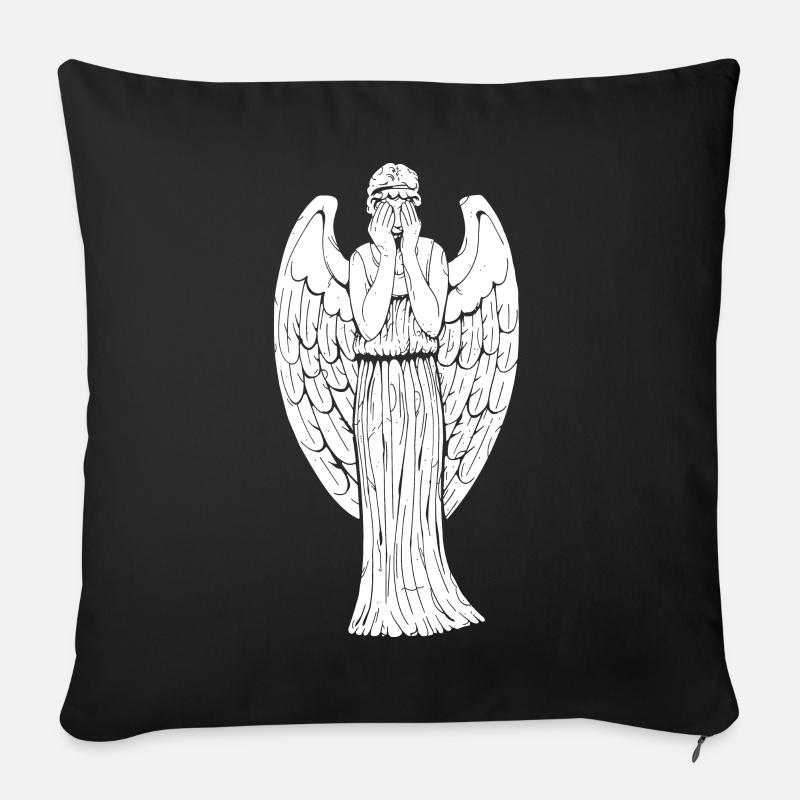 Don't Blink - Sofakissenbezug 45 x 45 cm - Schwarz
