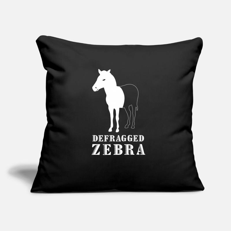 Defragged Zebra Informatiker Admin Geek Geschenk Sofakissenbezug 45 x 45 cm