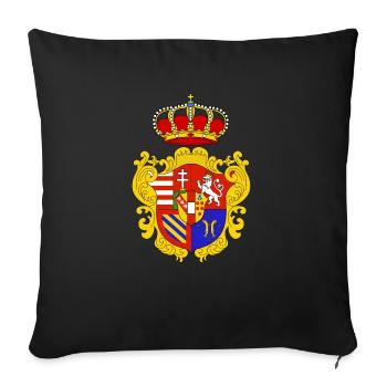 Stemma Granducato Toscana - Sofa pillowcase 17,3'' x 17,3'' (45 x 45 cm) - black - Front