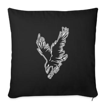 Raben Halloween - Sofakissenbezug 45 x 45 cm - Schwarz - Vorne