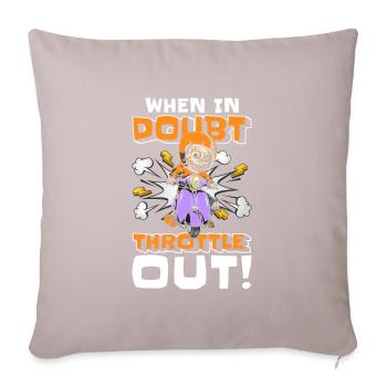 Retro Cartoon Character Cartoon Illustration - Sofa pillowcase 17,3'' x 17,3'' (45 x 45 cm) - light taupe - Front