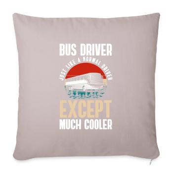 Driver Omnibus Work Transport - Sofa pillowcase 17,3'' x 17,3'' (45 x 45 cm) - light taupe - Front