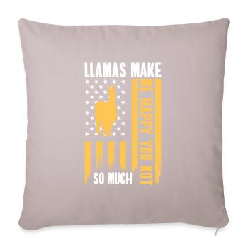 Camel Farm Animal Wool - Sofa pillowcase 17,3'' x 17,3'' (45 x 45 cm) - light taupe - Front