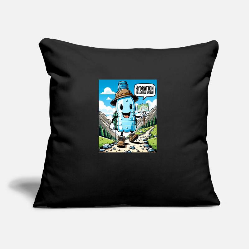 L’hydratation est une bataille difficile Housse de coussin décorative 45 x 45 cm