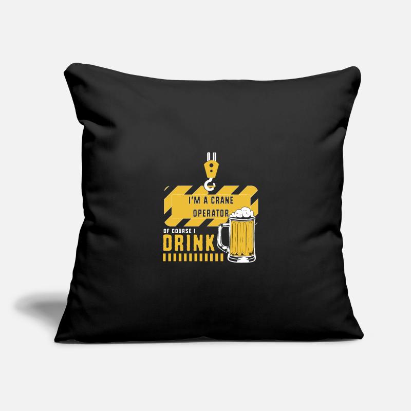 Crane operator crane Sofa pillowcase 17,3'' x 17,3'' (45 x 45 cm)