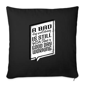 carpenter tshirts americas union carpenter - Sofakissenbezug 45 x 45 cm - Schwarz - Vorne