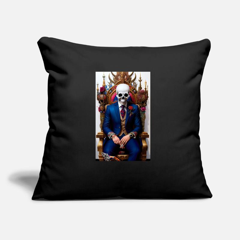 ARTWORK Skull Throne Sofa pillowcase 17,3'' x 17,3'' (45 x 45 cm)