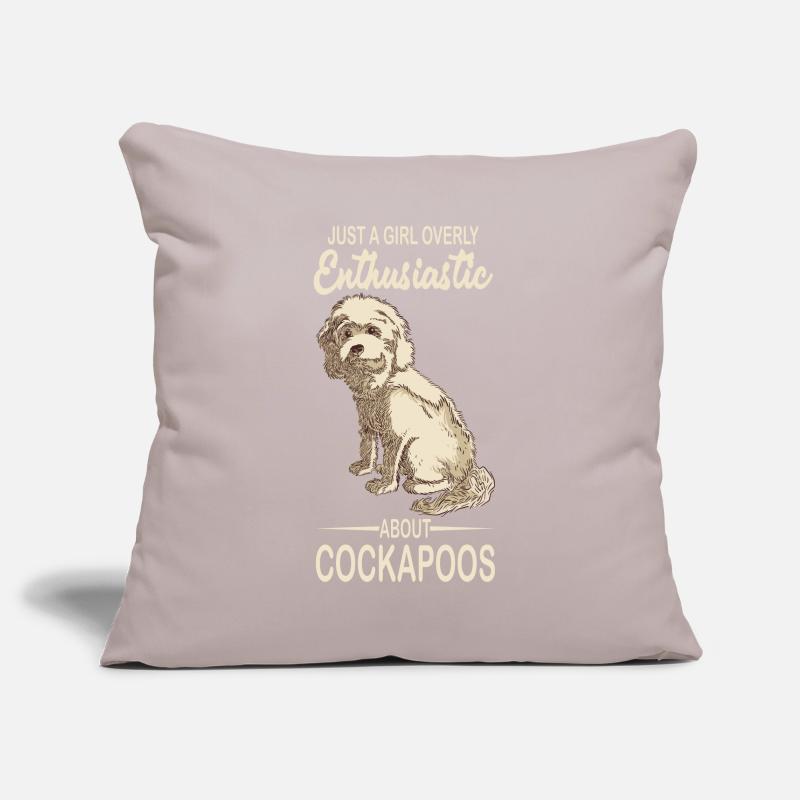 Cockapoo Sofa pillowcase 17,3'' x 17,3'' (45 x 45 cm)
