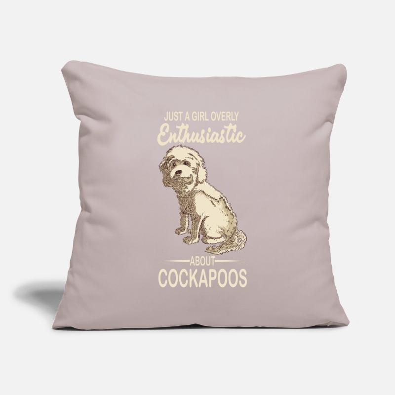 Cockapoo Sofa pillowcase 17,3'' x 17,3'' (45 x 45 cm)