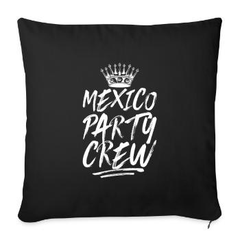 Dire que l’équipe du parti mexicain - Housse de coussin décorative 45 x 45 cm - noir - Devant