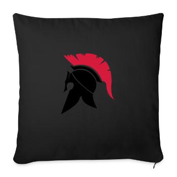 sparta warrior - Sofakissenbezug 45 x 45 cm - Schwarz - Vorne